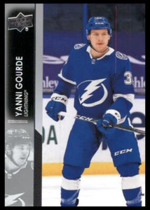 2021 Upper Deck #160 Yanni Gourde Tampa Bay Lightning Hockey Card - Picture 1 of 2