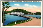 CLINCH RIVER BRIDGE MIDDLESBORO KY & KNOXVILLE TN ON HIGHWAY 33 VINTAGE POSTCARD