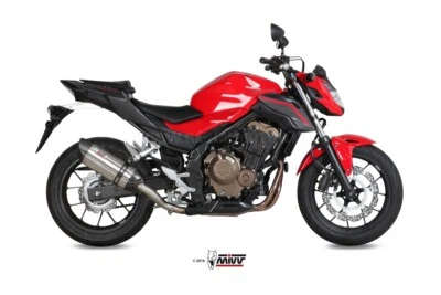 Terminale Scarico MIVV Suono Acciaio inox per Honda Cb 500 F 2016 > 2018 - Immagine 1 di 4