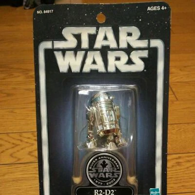 Hasbro Star Wars R2-D2 Basic Figure Silver Anniversary Model Rare Item - Image 1 of 4