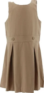 Lands' End Girls Uniform Solid Jumper Khaki 10 NWOT (869) - Picture 1 of 3