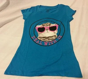 Camiseta de mujer Freeze talla M 7-9 juniors turquesa trato con ella - Imagen 1 de 2