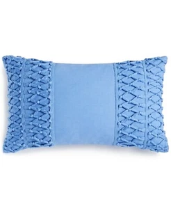 Whim by Martha Stewart Collection Tassel Trail 14" x 24" Decorative Pillow Blue - Picture 1 of 3