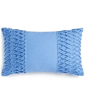 Almohada decorativa azul Whim by Martha Stewart Collection Tassel Trail 14" x 24" Foto 1 de 3
