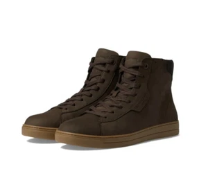 Tenis Michael Kors Keating Hombre Top Alta Talla EE. UU. 7,5 Granito Marrón Cuero-FT22E - Imagen 1 de 7