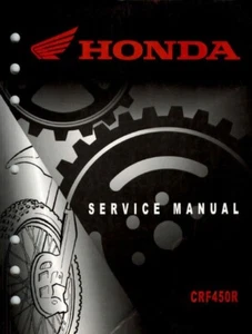 2002 - 2004 HONDA Service Shop Repair Manual CRF450R CRF450 CRF 450 COMB BOUND - Bild 1 von 9