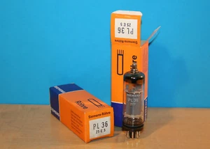 Siemens" PL36 " / 2x Strahlbündel-Endstufen-Röhren / NOS, NIB in origl.Box - Picture 1 of 1