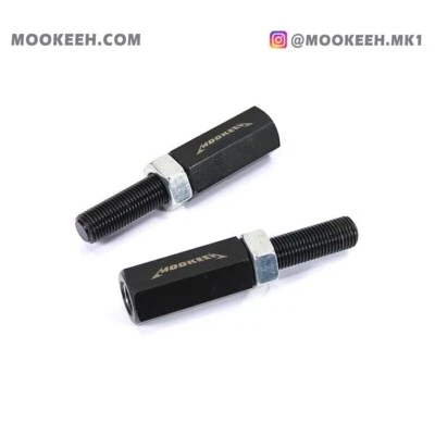 MOOKEEH Adjustable Tie Rod Extension Kit M14 x 1.5 Fit Most Honda, Acura, Toyota - Image 1 of 4