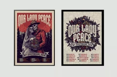 ~¡LO ÚLTIMO!~ Póster de Nuestra Señora de la Paz de la Gira 30 Aniversario. Foto 1 de 4