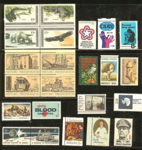 U.S. 1971 Commemorative Year Set 23 MNH Stamps - Picture 1 of 1