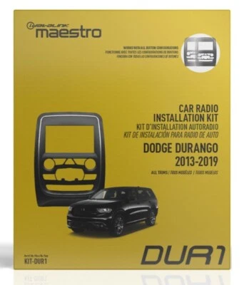 iDatalink Maestro Kit-DUR1 '14-19 Dodge Durango Installation Dash Kit NEW - Image 1 of 4