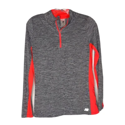 New Balance Girls Gray Pink Pullover Light Weight Jacket Top XL 16 - Image 1 of 4