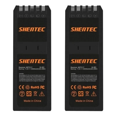 Shentec 2 Pack 7.2V 3.5Ah Ni-MH BP7217 Replacement Battery Compatible with Fluke