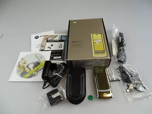 Original Motorola KRZR K1 Gold! Ohne Simlock! TOP ZUSTAND! Wie neu! RAR! OVP! - Bild 1 von 8