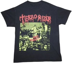 2012 Terrorizer Band World Downfall T-Shirt Black Tour Size Medium Metal Death - Picture 1 of 6