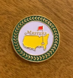 Masters Ball Marker, Golf, Master Tournament from Augusta, Green, Ships Fast New - Picture 1 of 4