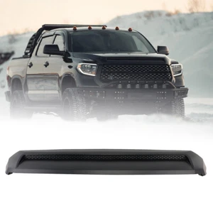For Toyota Tundra 14-21 Front Upper Hood Bulge Molding Grille Trim Glossy Black - Picture 1 of 14