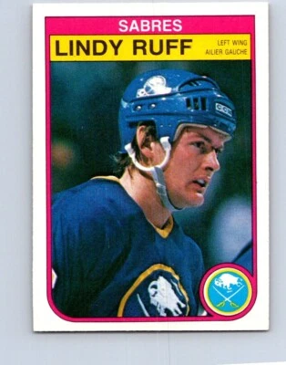 VINTAGE HOCKEY CARD O-PEE-CHEE 1982 BUFFALO SABRES LINDY RUFF  NO420  - Image 1 of 2