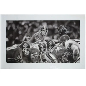 John Elway Autographed "The Drive" by Hobrecht - Picture 1 of 4