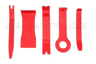 CAR AUTO INTERIOR FASTENER REMOVAL TRIM REMOVER BODY MOULDING REMOVING TOOL SET - Image 1 of 2