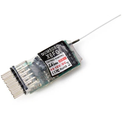 DUMBORC X6FG 2.4G 6CH Radio Control Receiver for Domborc RC X4 X5 X6 Transmitter - Image 1 of 4