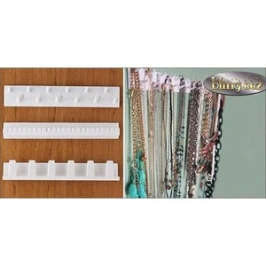Blingeez Jewelry Ring Necklace Earring Organizer Jewelry Display As Seen White - Picture 1 of 2