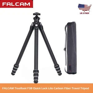 FALCAM TreeRoot F38 Quick Lock Lite Carbon Fiber Travel Tripod -T00A4903 - Picture 1 of 9