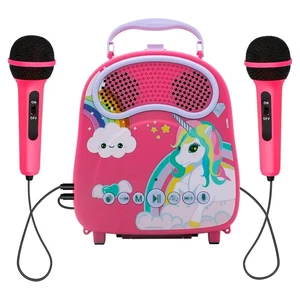 Kids Karaoke Machine for Girls with 2 Microphones Toddlers Singing Karaoke Toy P - Picture 1 of 12