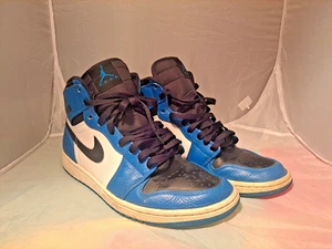 Jordan 1 Rare Air Soar Blue 2016 Size 9.5, No Box. Used. - Picture 1 of 9
