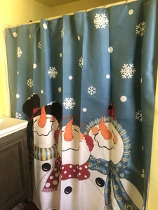 Snowman Family Duschvorhang Kollektionen etc.  - Bild 1 von 8