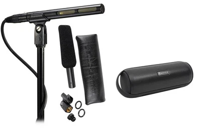 Micrófono condensador escopeta Audio Technica AT875R con línea + degradado DV + altavoz Foto 1 de 4