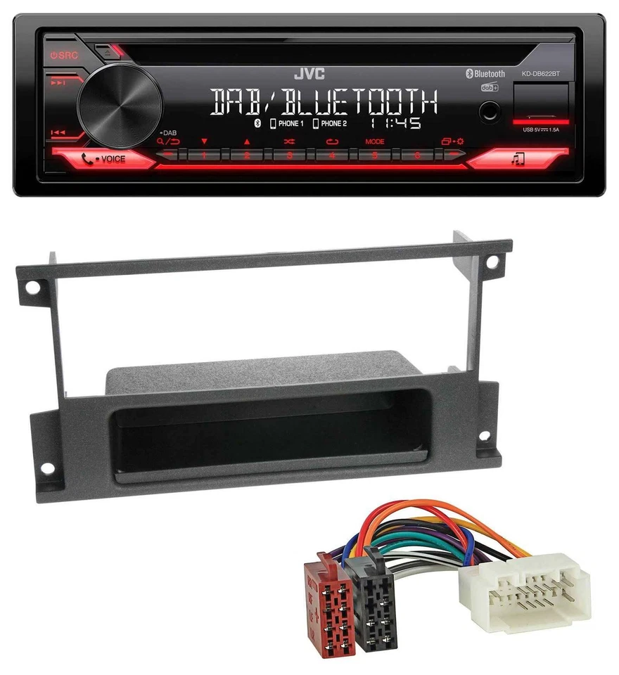 JVC CD DAB USB Bluetooth MP3 Autoradio für Suzuki Liana, Ignis (2000-2003) - Bild 1 von 4