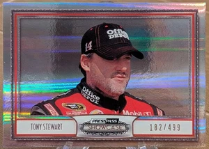 2011 Press Pass Showcase Masterpieces 1st Gear Silver 182/499 Tony Stewart - Picture 1 of 1