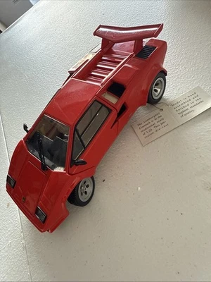 Franklin Mint 1985 Lamborghini Countach 500S красный (5000S в США) 1:24 винтажный 1991 - Изображение 1 из 4
