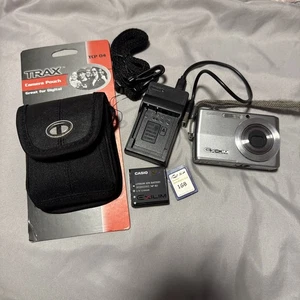 Casio Digital Camera Exilim EX-Z500 5.0MP Silver Tested Full Working Set - Picture 1 of 17