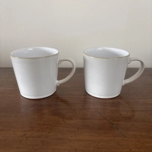 Set of 2 Denby Natural Canvas  Large Tea Coffee Mugs excellent condition - Picture 1 of 6