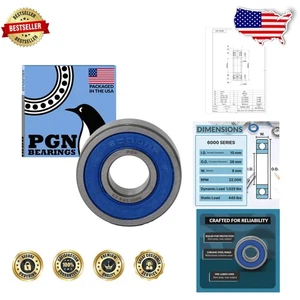 Ultra-Resistant 50 Pack Lubricated Chrome Steel Bearings for High RPM Use - Picture 1 of 10