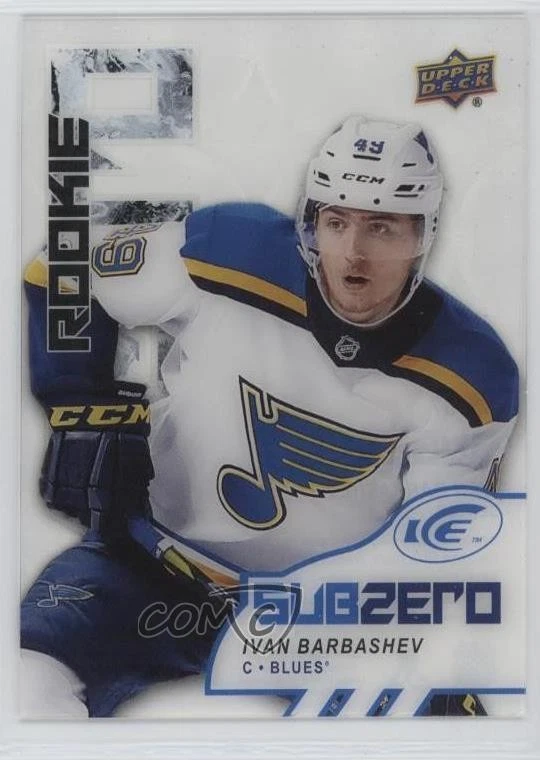 2017-18 Upper Deck Ice Subzero Rookie Ivan Barbashev #SZ-67 Rookie RC - Image 1 of 2