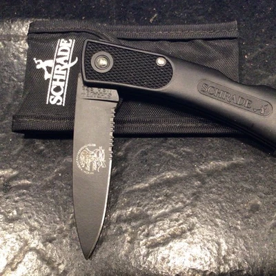 CUCHILLO SCHRADE USA LTD CLUB DE CAZA NORTEAMERICANO, HOJA DE BLOQUEO Foto 1 de 4