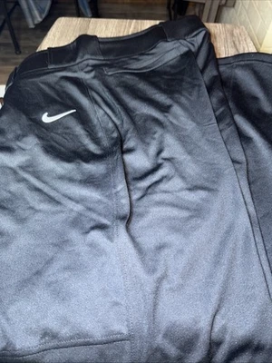 NUEVO SIN ETIQUETAS NIKE DRI FIT Pantalones de Béisbol Negros Para Hombre Grandes Foto 1 de 4