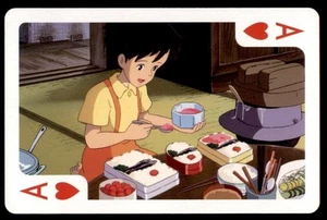 Tarjeta de póker 1988 Nibariki-G Ensky My Neighbor Totoro japonesa #ACE OF HEARTS - Imagen 1 de 2