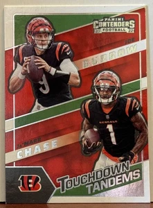 Joe Burrow 2022 Panini Contenders Touchdown Tandems #TDT-CIN F9 - Picture 1 of 1