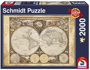 NEW Schmidt Jigsaw Puzzle 2000 Pieces 58178 Historical World Map - Imagen 1 de 2