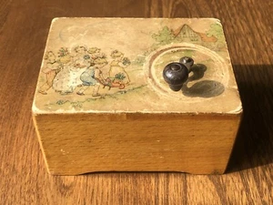 Vintage 1890er Kinder Handkurbel Spieluhr, funktionstüchtig Schweiz " - Bild 1 von 5