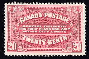 Canada Scott E2 Mint HR OG Lot # AC7055 - Picture 1 of 2