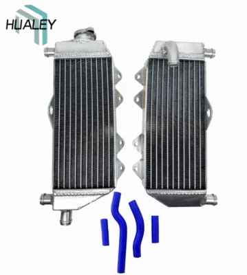 Radiador + manguera azul compatible con Yamaha YZ250 YZ250G 2002-2022 / 2016-2022 Yamaha YZ250X Foto 1 de 4