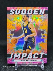 2024 Topps Basketball Sudden Impact Insert Tyrese Haliburton #SI-06 Pacers - Picture 1 of 2