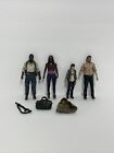 4 Walking Dead Action Figures 