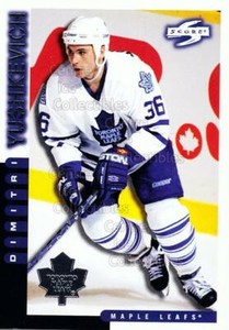1997-98 Score Toronto Maple Leafs #16 Dimitri Yushkevich