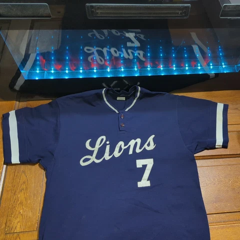 VTG Team Penn State Nittany Lions Baseball Jersey  L Blue NCAA #7 1960's ? USA Cover